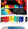 Crafts 4 ALL Watercolour Paint Set - 12 Pack of Premium Quality Watercolours for Kids, Artists, Students, and Beginners – Vibrant Paints w/ 3 Bonus Water Colour Paintbrushes