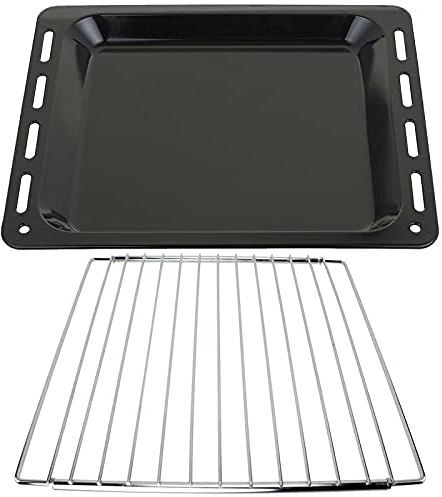 SPARES2GO Baking Tray + Extendable Locking Arm Shelf compatible with Kenwood Oven Cooker