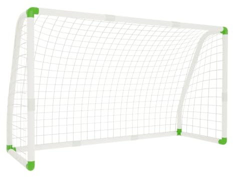 HENGMEI Porta da Calcio in PVC per Bambini Con Rete da Giardino - Cancello per Giardino, Parco, Spiaggia o Sala
