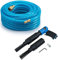MONZANA® Pneumatic Needle Scaler with Replacement Head Attachment & 20m PVC Air Line Hose | Compressed Air Powered Tools | 4000 RPM to 260 l/min | 1/4' Quick Connection