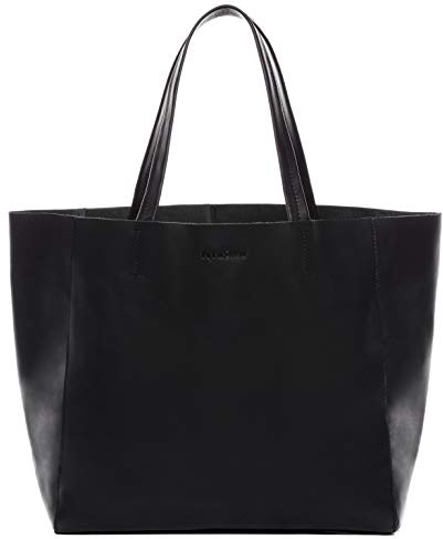 FEYNSINN große Handtasche mit langen Henkeln echt Leder - Henkeltasche AURI XL - Schultertasche Damentasche - Ledertasche Damen handgefertigt