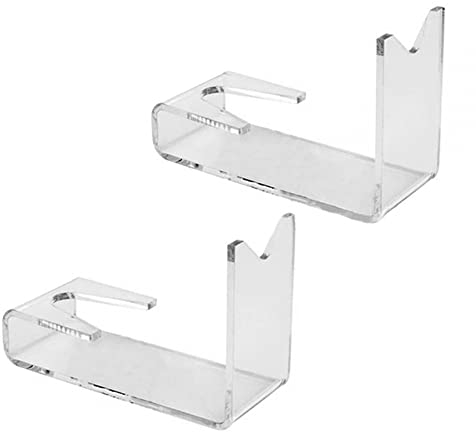 MiOYOOW Waffenständer,Transparenter Acryl Pistolenständer Robust Ständer Pistolen Anzeigen aus Acryl für alle Arten Kleiner Pistolen