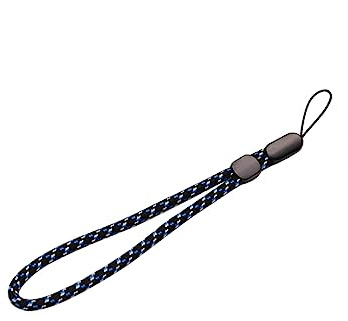ABOOFAN Cordino Per Cellulare e Smartphone Corto Da Polso, Leggero e Intrecciato Antirritazione, Sicuro Per Telefoni e Fotocamere, Colore Blu, Unisex, Comodo Da Indossare