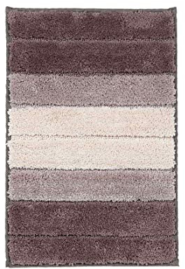 Acomoda Textil – Alfombra de Baño Suave y Absorbente para Ducha 40x60 cm. Alfombrilla de Pelo Antideslizante y Gruesa de Bañera Lavable y Cómoda. (1 Unidad, Chocolate)