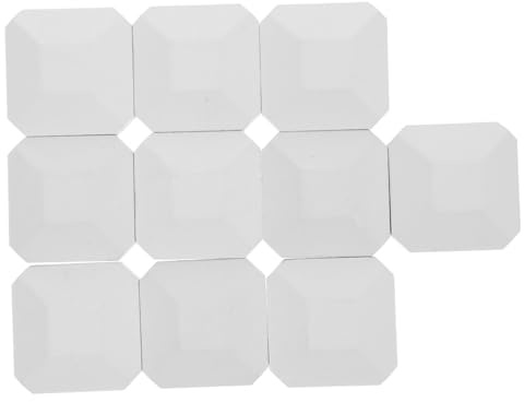 CONGARTENO 10pcs Cordierite BBQ Gas Grill Briquettes Replacement for and High-Temperature Resistant Easy to Clean Improves Heat Distribution for Cooking