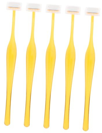 FOMIYES 5stücke Teiliges Augenbrauenrasierer Mit Scharfem Edelstahlklinge Tragbarer Damen Trimmer Zur Präzisen Haarentfernung Leicht Und Kompakt Für Schonendes Sicheres Augenbrauenlifting