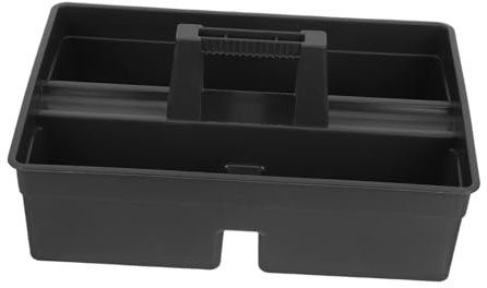 Gadpiparty Portable Cleaning Basket Compartments Storage Caddy Handle for Cleaning Supplies Organizer for Housekeeping Tasks and Keeping Your Bathroom Tidy