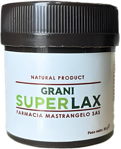 SUPERLAX Grani di Lungavita - Lassativo Naturale con Senna, Frangula e Fermenti Lattici - 35g Regolarità Intestinale