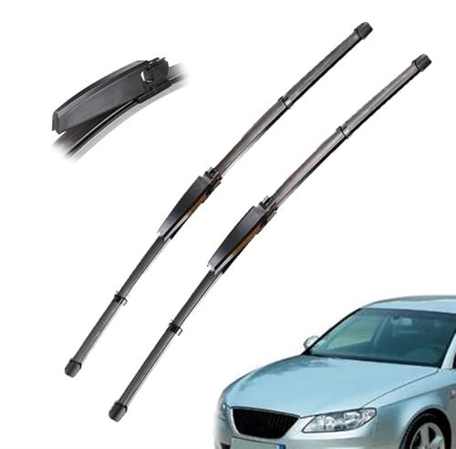 KIMPZ Balais D'essuie-Glace Avant pour Seat pour Exeo St 3R5 2009-2013 2010 2011 2012 Pare-Brise Pare-Brise Nettoyeur De Vitres De Voiture Brosses De Pluie 22+22 Accessoires d'essuie-Glace