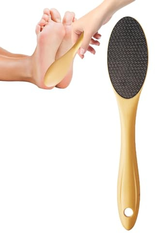 Fußfeilen-Hornhautentferner,Hornhautentferner für Füße Handgeführtes | Fuß-Pediküre-Werkzeug, tragbare Fußfeile mit ergonomischem Griff für rissige Füße, Fersen, Ellenbogen, Hände