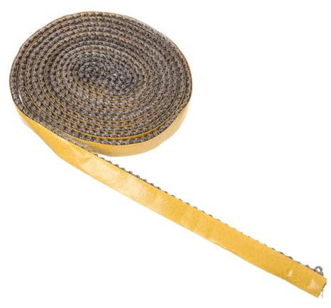 TEMPNAP Junta De Cuerda Para Estufa De Leña 3mm x 10mm x 4m, Fibra De Vidrio Resistente Al Calor, Sello Autoadhesivo Para Horno y Chimenea, Accesorio De Aislamiento Térmico Para Hogar
