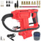 Compressore a batteria per batteria Milwaukee M18 (senza), portatile a LED, con manometro digitale, compressore d'aria elettrico per auto, moto, biciclette, autobus, stile B