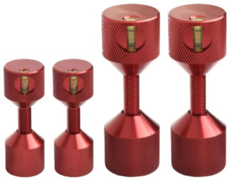 MotiveTech 4 Pieces Two Hole Flange Alignment Pin Set Lightweight Flange Two Hole Pin