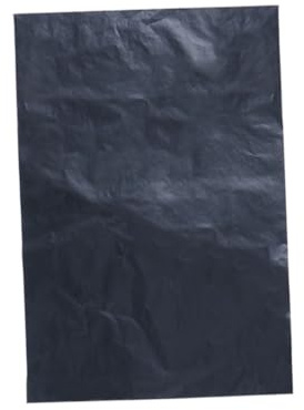 Tofficu 50stücke Graphitpapier für Brandmalerei Transferpapier Schwarz Kohlepapier für Holz Glas Metall Keramik Papier Leinwand Transparentpapier für Kunst und Bastelarbeiten