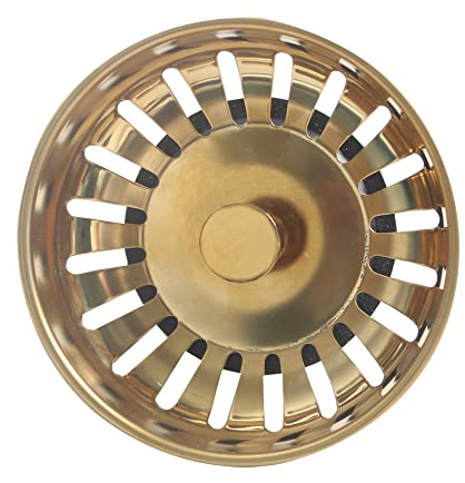 Talea Kitchen Sink Plugs,Replacement for Strainer Waste Filters,Stainless Steel Basket Plug-U (QS491C005)