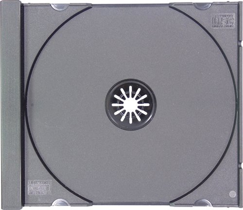 50 x nero singolo CD vassoio Dragon Trading