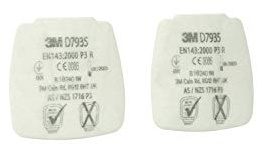 3M D7935 Secure Click D7935 P3 R Lot de 4 filtres à particules