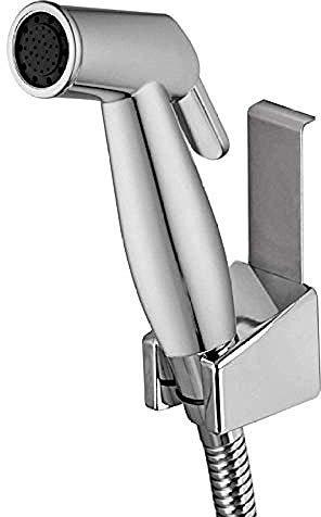 SLRMKK Pulvérisateur à Main pour Bidet, Robinets pour Bidet à Main pour Toilettes de Salle de Bain avec Support Mural et Support pour Bidet - Support de Bidet de rehausseur de placage ABS Buse de