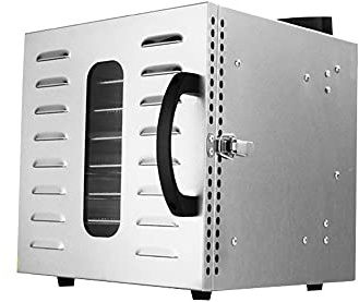 LIALIYA Machine de déshydrateur Alimentaire, pour la Nourriture et saccades, des Herbes, de la Viande, des Fruits, des légumes, 8 Plateaux fruitiers sèche-Linge,European Standard