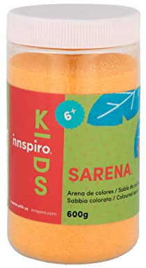 INNSPIRO Sabbia color ocra 600 g, per decorazione e artigianato