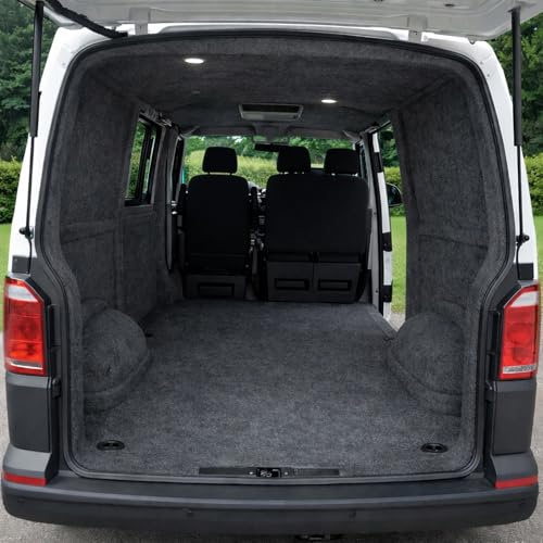 wamovo Innenverkleidung Filz Dunkelgrau Ausbau universell passend für Campingbus, Kastenwagen (Verschiedene Größen) (Dunkelgrau (2x2m))