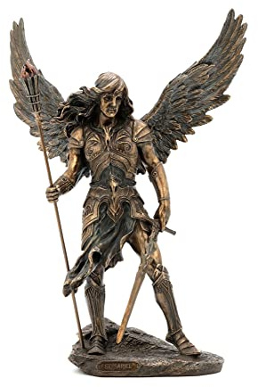 ORIGEN Statue Sariel oder Saraquel, Erzengel Kämpfer und Heiler, Antic Line, Höhe 31 cm