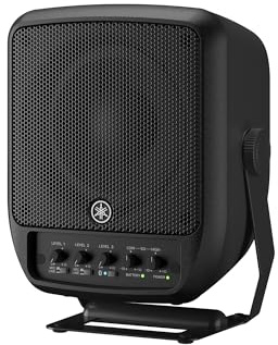 Yamaha Stagepas100BTR Portable 6.5'' Battery Powered PA with 3-Channel Mixer,Black