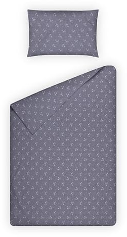 Bestlivings Kinderbettwäsche Baby 2-teilig Baumwolle Sterne | Bettbezug 100x135cm, Kissenbezug 40x60cm, mit Reißverschluss, OEKO-TEX, atmungsaktiv, 60°C waschbar, perfekt für Kleinkinder