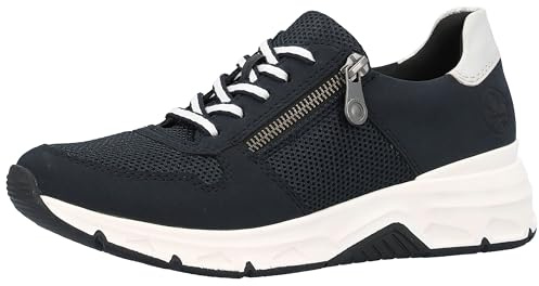Rieker Damen Sneaker 48135-14 blau Gr. 37