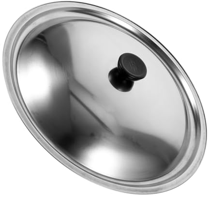 Cabilock Edelstahl Kochtopfdeckel Universaldeckel für Töpfe und Pfannen Ersatz-topfdeckel Deckel für Küchenutensilien Metalltopfdeckel Runder Topfdeckel Kochtopfzubehör