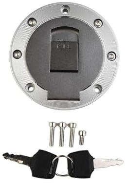 WYHJIUY Universal Motorrad Motorrad Roller Tank 2 Schlüssel ATV Zubehör Tankdeckel Benzin