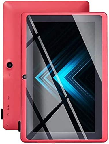 Tablet da 7 pollici, Android 8.1, display IPS HD in ardesia, processore quad-core, 8MP+13MP, Wi-Fi, GPS, FM, OTG, cavità audio con doppio altoparlante. Rosa, rosso, nero, blu, grigio., A, 64