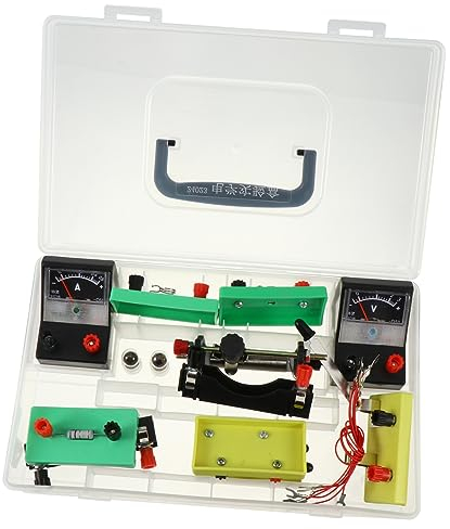 CIYODO Physik Lehrmittel Elektrotechnik Lernset Elektrik Experimentierkasten Mit Zubehör Für Schüler Mittelstufe Physikunterricht Grundlagen Elektrotechnik Praxis