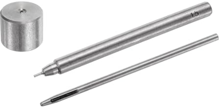 QUARKZMAN Ösenlochstanze Werkzeug, 1,5 mm Ösen Setzer Hohlstanze für Lederhandwerk Kleidung Handtasche Stoff Vorhang Setzer