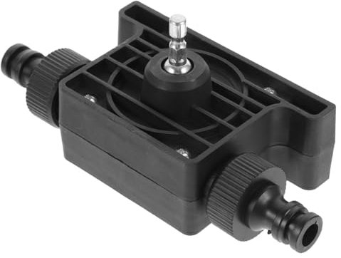 Angoily Self-Priming Electric Drill Pump Small Water Transfer Pump Portable Household with Two Connectors for Home Plumbing Tasks