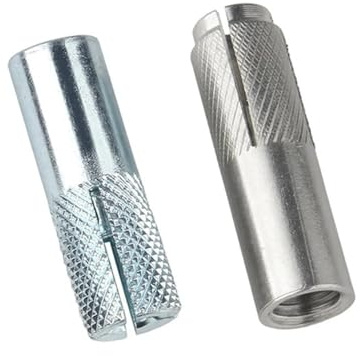 Boulons d'ancrage muraux à expansion, M6-M16, acier inoxydable ancrage à enfoncer vis, boulon, écrou à coin, ancrage à expansion(M12 1pcs,304 Stainless Steel)