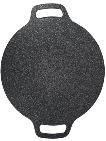 CONGARTENO Sartén de Barbacoa Antiadherente de Aleación de Aluminio Plancha para Asar Carne para Hogar Restaurante y Camping Diseño Resistente y Calentamiento Uniforme