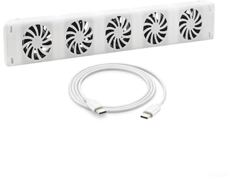 CYRENT Heizkörperventilator-Set, Heizkörperventilatoren - energieeffizient - 2x schnelleres Aufheizen - Bis zu 30% Energieeinsparung - Einfache Montage - Flüsterleise