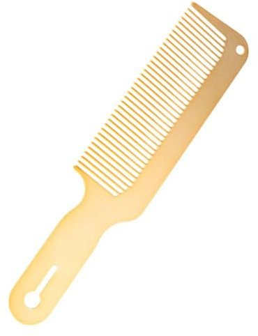 Alipis Pettine per Capelli Uomo in Acciaio Resistente con Manico Elegante Pettine Denti Larghi per Styling e Cura Quotidiana Strumento Professionale per Parrucchieri