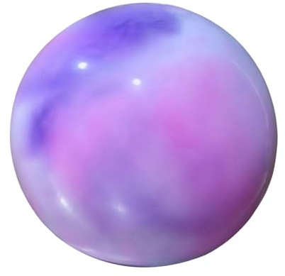 F Fityle Palla da Ginnastica Ritmica Gonfiabile da 18 cm, Robusta, Professionale, per Il Fitness, Accessori per la Pratica delle Prestazioni, Rosa Viola