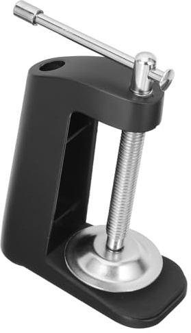 Hemobllo Hochleistungs C klemme Metall Tischhalterungsklemme für Mikrofonstativ und LED Tischlampe Stabile Schreibtischbefestigung Formstabil und Langlebig
