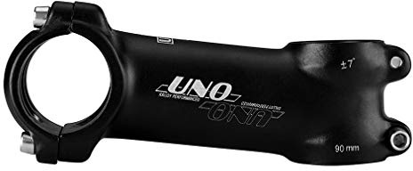 BESNIN Attacco Manubrio Bici 7 Gradi Attacco Manubrio MTB 25,4 x 90mm Lega di Alluminio Stelo della Bicicletta per Bici da Strada, BMX, Ciclismo