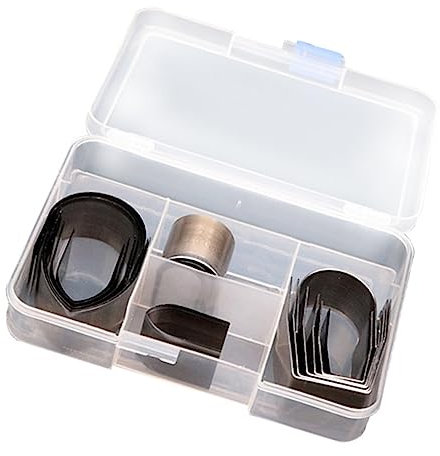 DOITOOL 18 Piezas Herramientas Para Perforar Cuero De Cortadores De Punzón Hueco Para Marroquinería Herramientas Para Hechas Mano Sacabocados De Golpe Para Carteras y Correas