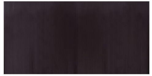 vidaXL Teppich Rechteckig Dunkelbraun 100x200 cm Bambus
