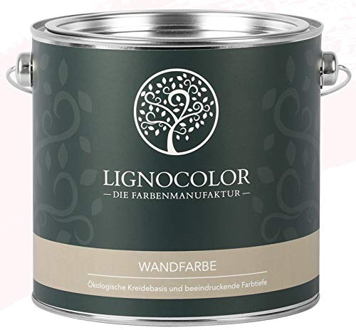 Lignocolor Wandfarbe Innenfarbe Deckenfarbe Kreidefarbe edelmatt 2,5 L (Sweetheart)
