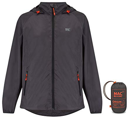 Mac in a Sac Origin II Waterproof Packable Jacket Unisex | Waterproof, Packable Into Own Pocket, Windproof & Breathable, Lightweight, Fully Taped Seams