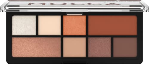 Catrice The Hot Mocca Palette Ombretti, brillante, metallica, opaca (9g)