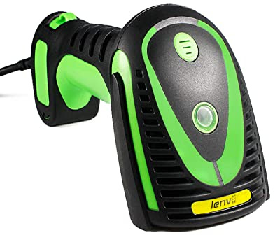 LENVII Industriële 2D QR Barcodescanner, Kabelgebundener Waterdichte Barcodelezer Compatibel met het lezen Van Metaalcode/DPM-Code/PCBA-spraycode Geschikt voor Hoge intensiteit Werkomgeving