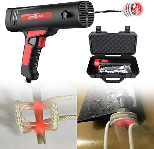 LMYYDES Magnétique Induction Chauffant Vis Outil Boulon Remover Réparation Machine Outil 900W Induction Chauffant Boulon Chaleur Démontage avec 4 Bobines,45X35X12cm