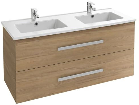 Jacob Delafon Meuble Double Vasque 120 cm Ola UP Chene Colorado, Brown